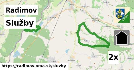 služby v Radimov