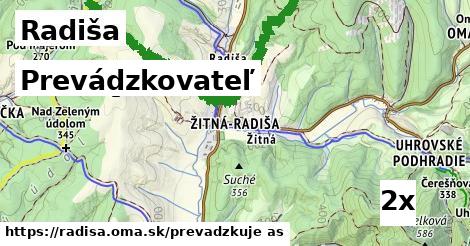 prevádzkovateľ v Radiša