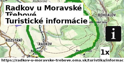 Turistické informácie, Radkov u Moravské Třebové