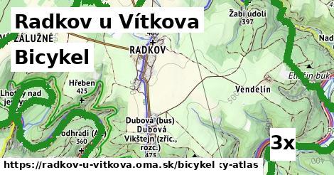 bicykel v Radkov u Vítkova