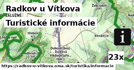 Turistické informácie, Radkov u Vítkova