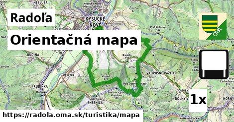 Orientačná mapa, Radoľa