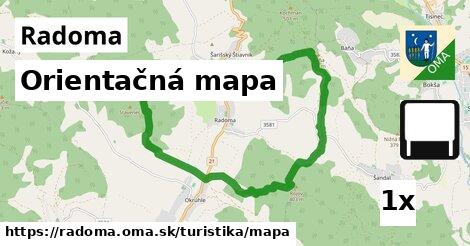 Orientačná mapa, Radoma