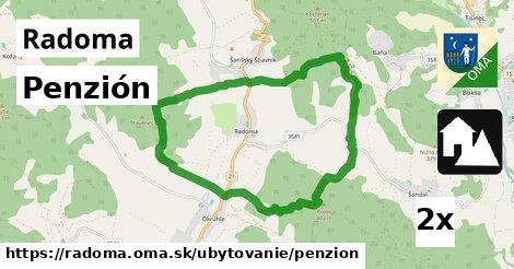 penzión v Radoma