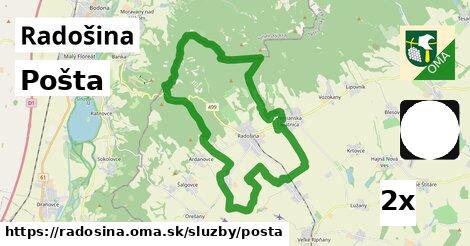 Pošta, Radošina