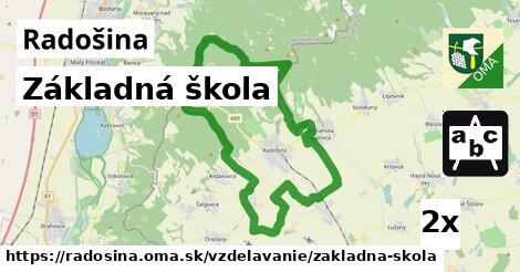 Základná škola, Radošina