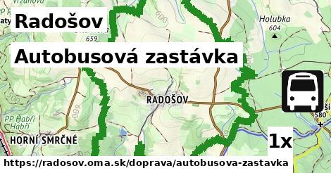 Autobusová zastávka, Radošov