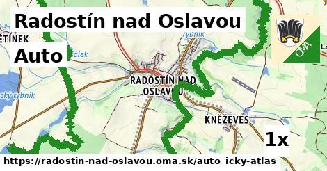 auto v Radostín nad Oslavou