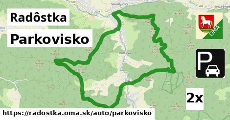 Parkovisko, Radôstka