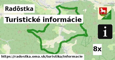 Turistické informácie, Radôstka