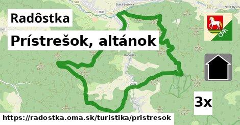 Prístrešok, altánok, Radôstka