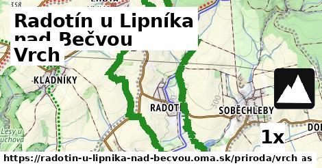 vrch v Radotín u Lipníka nad Bečvou