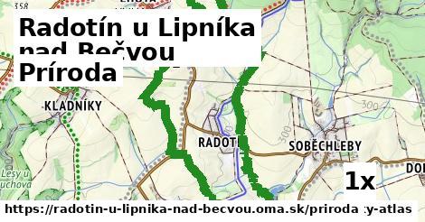 príroda v Radotín u Lipníka nad Bečvou