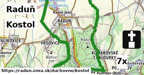 Kostol, Raduň