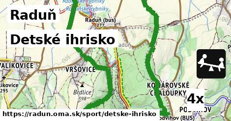 Detské ihrisko, Raduň