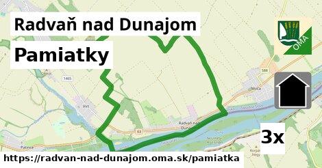 pamiatky v Radvaň nad Dunajom