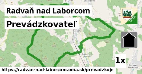 prevádzkovateľ v Radvaň nad Laborcom