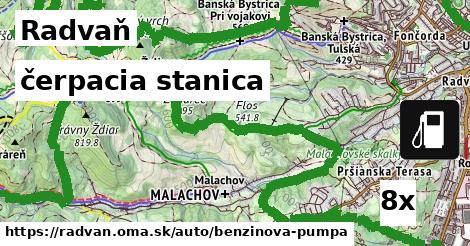 čerpacia stanica, Radvaň