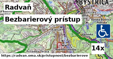 Bezbarierový prístup, Radvaň