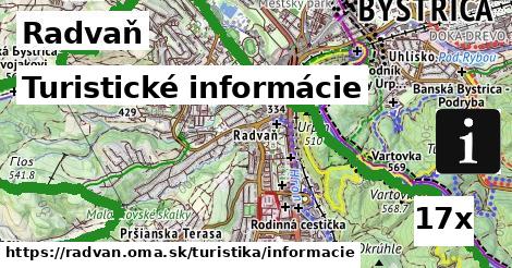 Turistické informácie, Radvaň
