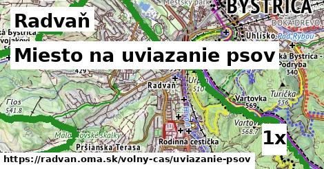 Miesto na uviazanie psov, Radvaň