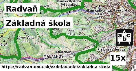 Základná škola, Radvaň