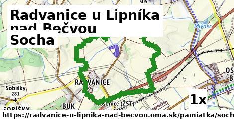 Socha, Radvanice u Lipníka nad Bečvou