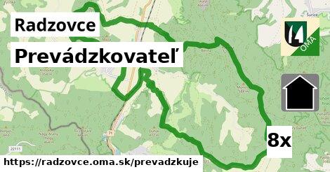 prevádzkovateľ v Radzovce