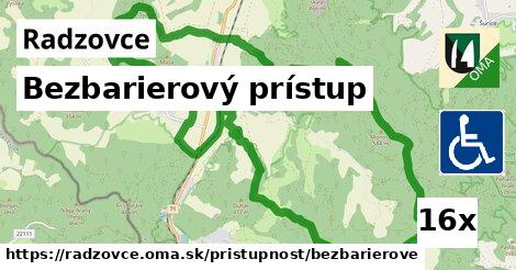 Bezbarierový prístup, Radzovce