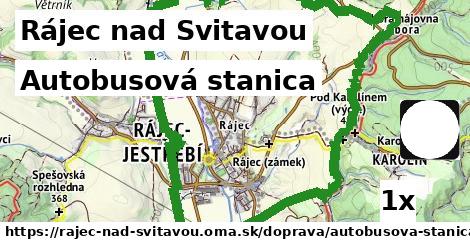 Autobusová stanica, Rájec nad Svitavou