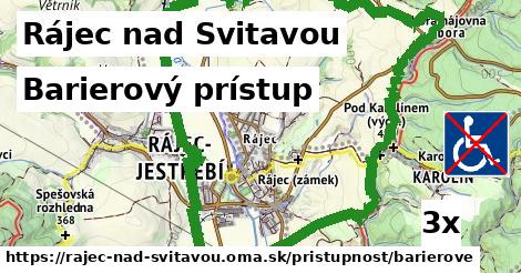 barierový prístup v Rájec nad Svitavou