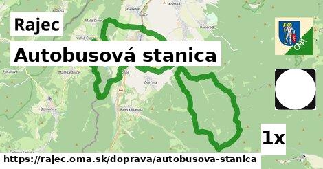 Autobusová stanica, Rajec