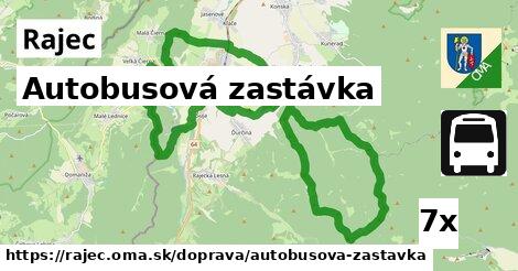 Autobusová zastávka, Rajec