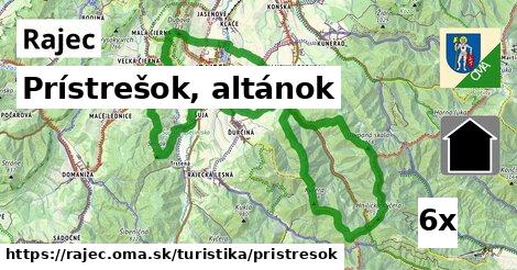 Prístrešok, altánok, Rajec