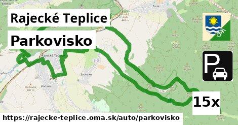 Parkovisko, Rajecké Teplice