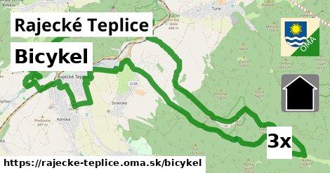 bicykel v Rajecké Teplice