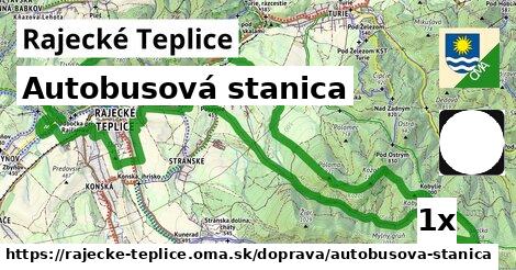 autobusová stanica v Rajecké Teplice