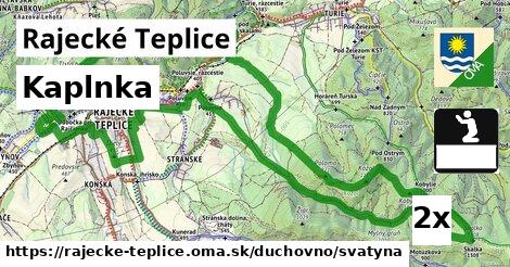 Kaplnka, Rajecké Teplice