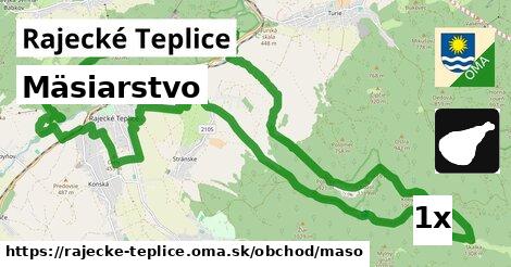 Mäsiarstvo, Rajecké Teplice