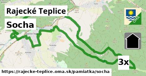 Socha, Rajecké Teplice