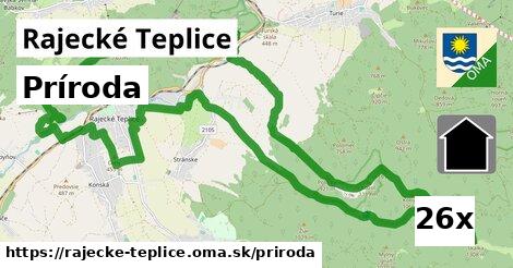 príroda v Rajecké Teplice