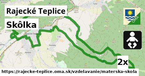 Skôlka, Rajecké Teplice