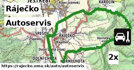 Autoservis, Ráječko