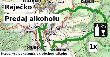 Predaj alkoholu, Ráječko