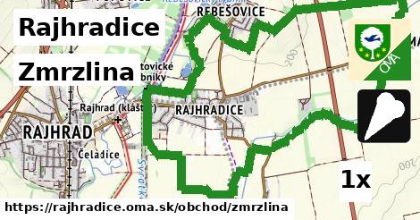 zmrzlina v Rajhradice