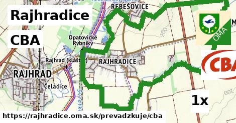 CBA, Rajhradice