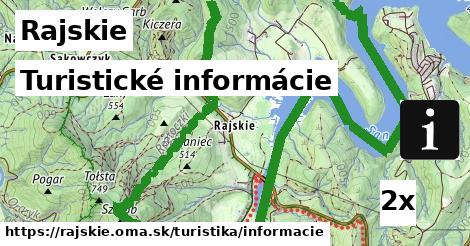 Turistické informácie, Rajskie