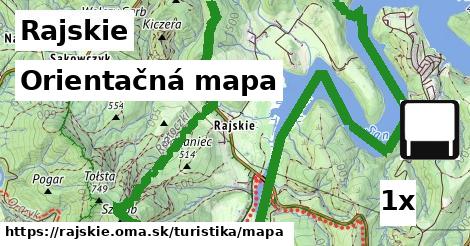 Orientačná mapa, Rajskie