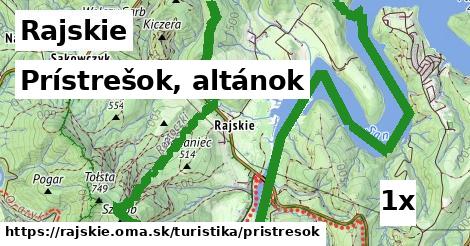 Prístrešok, altánok, Rajskie