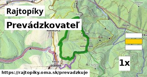 prevádzkovateľ v Rajtopíky